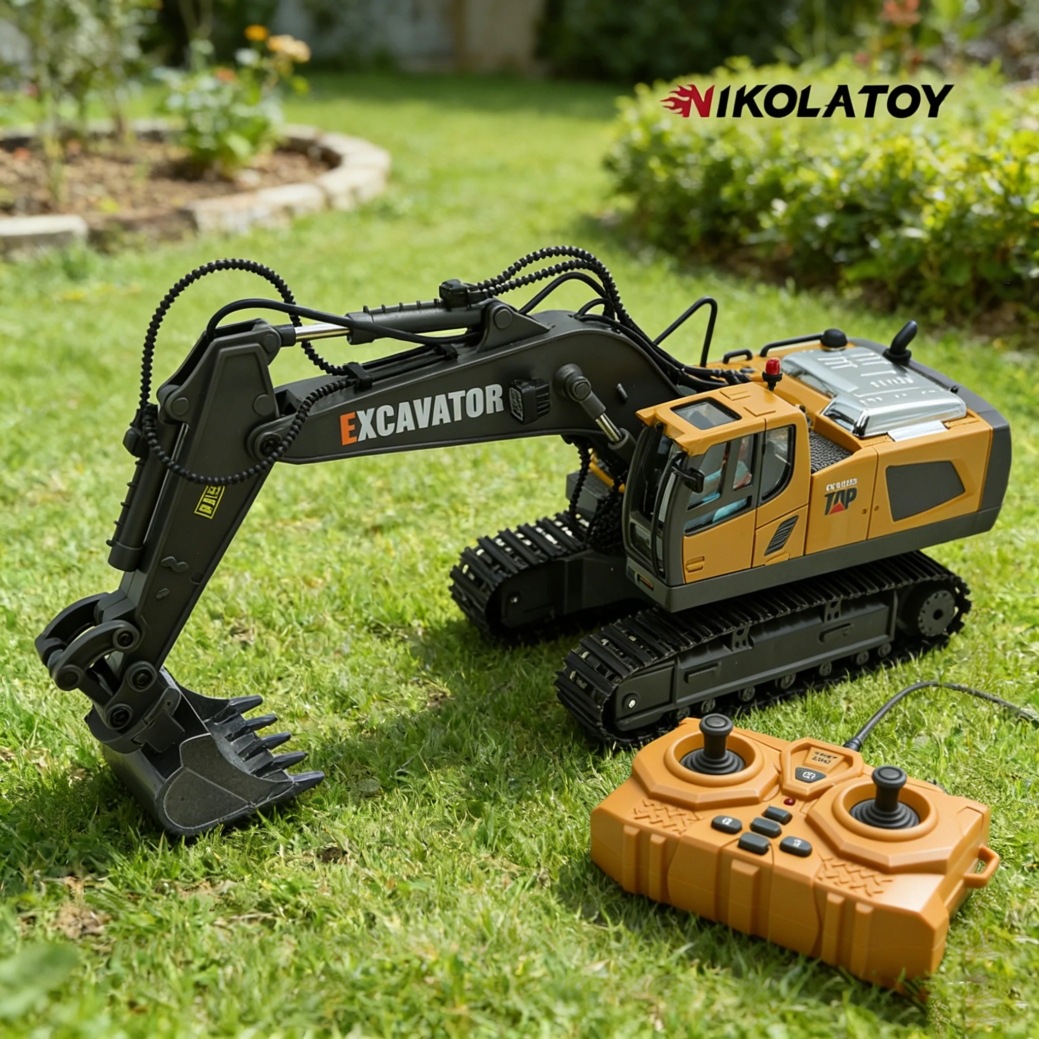 Alloy 3-IN-1 Multifunctional RC Excavator - Image 3