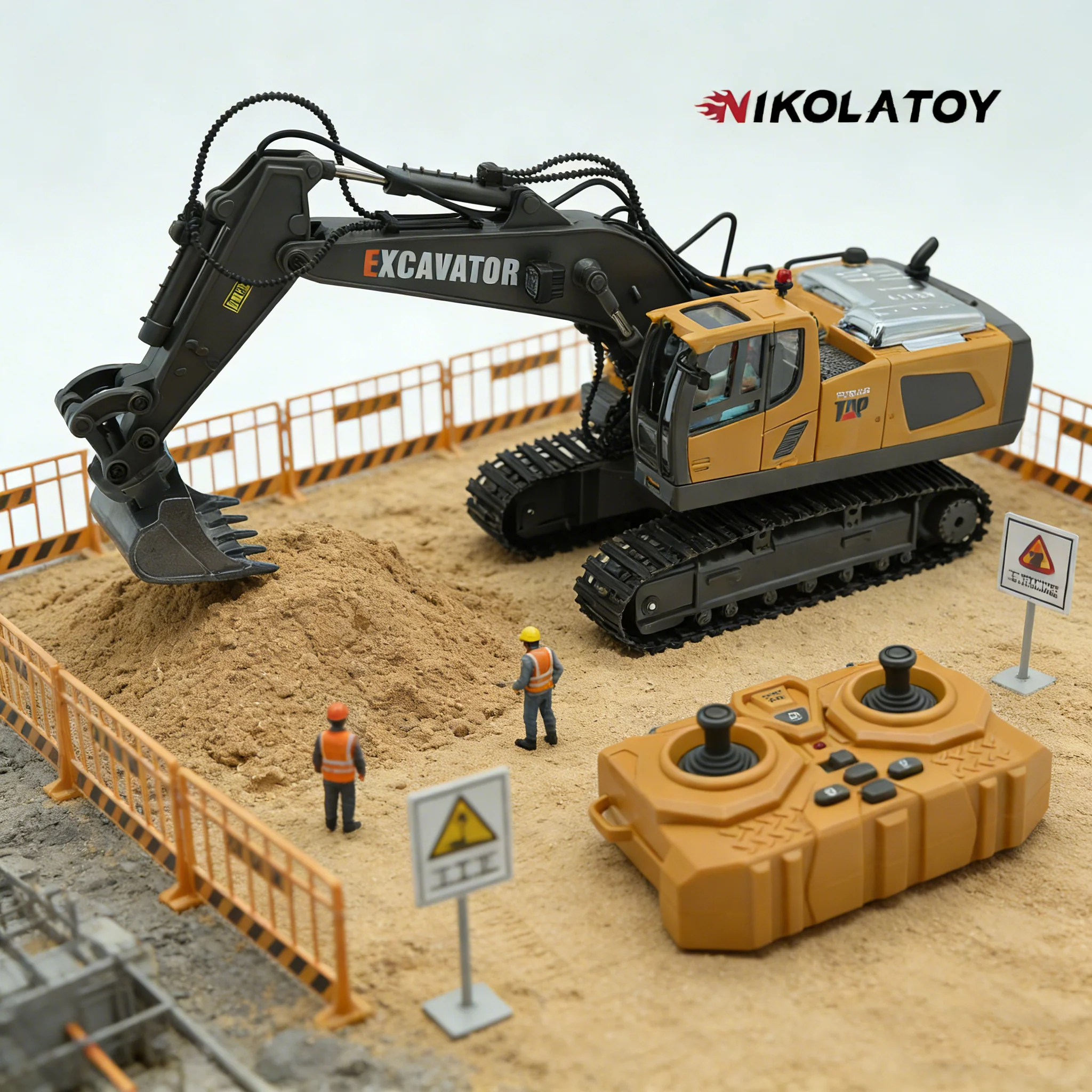 Alloy 3-IN-1 Multifunctional RC Excavator - Image 5