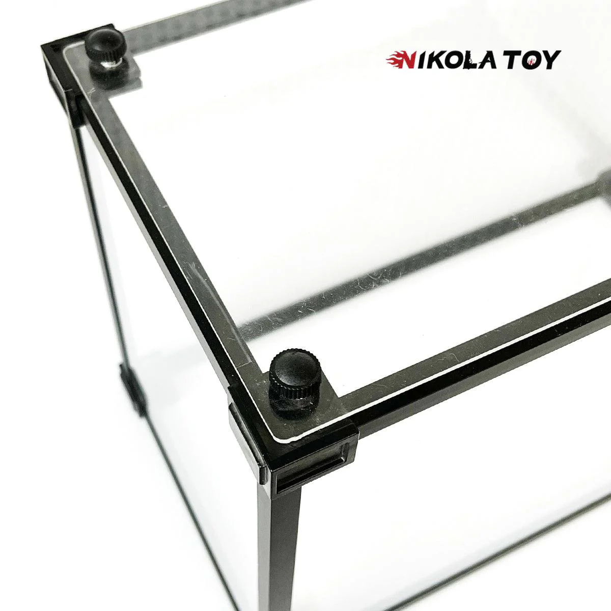 Alloy Frame High Transparent Dust Cover Storage Display Box - Image 4