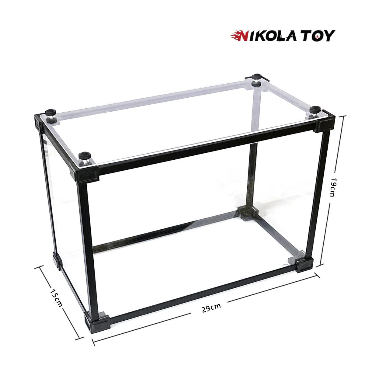 Alloy Frame High Transparent Dust Cover Storage Display Box - Image 5