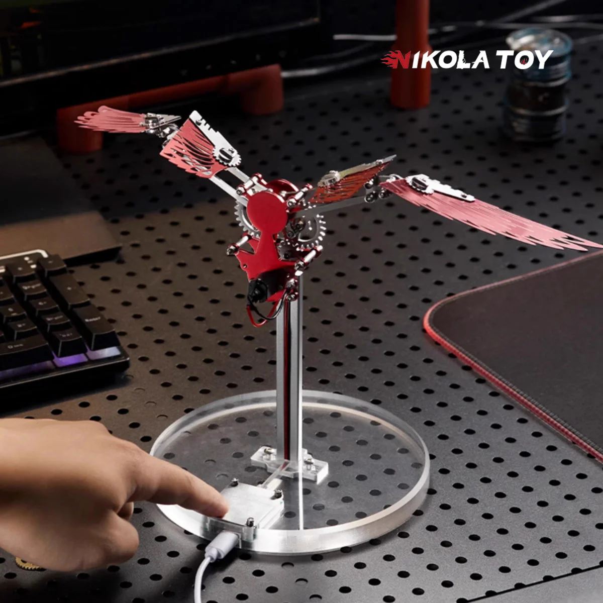 Alloy Mechanical Bird DIY KITS - Image 3