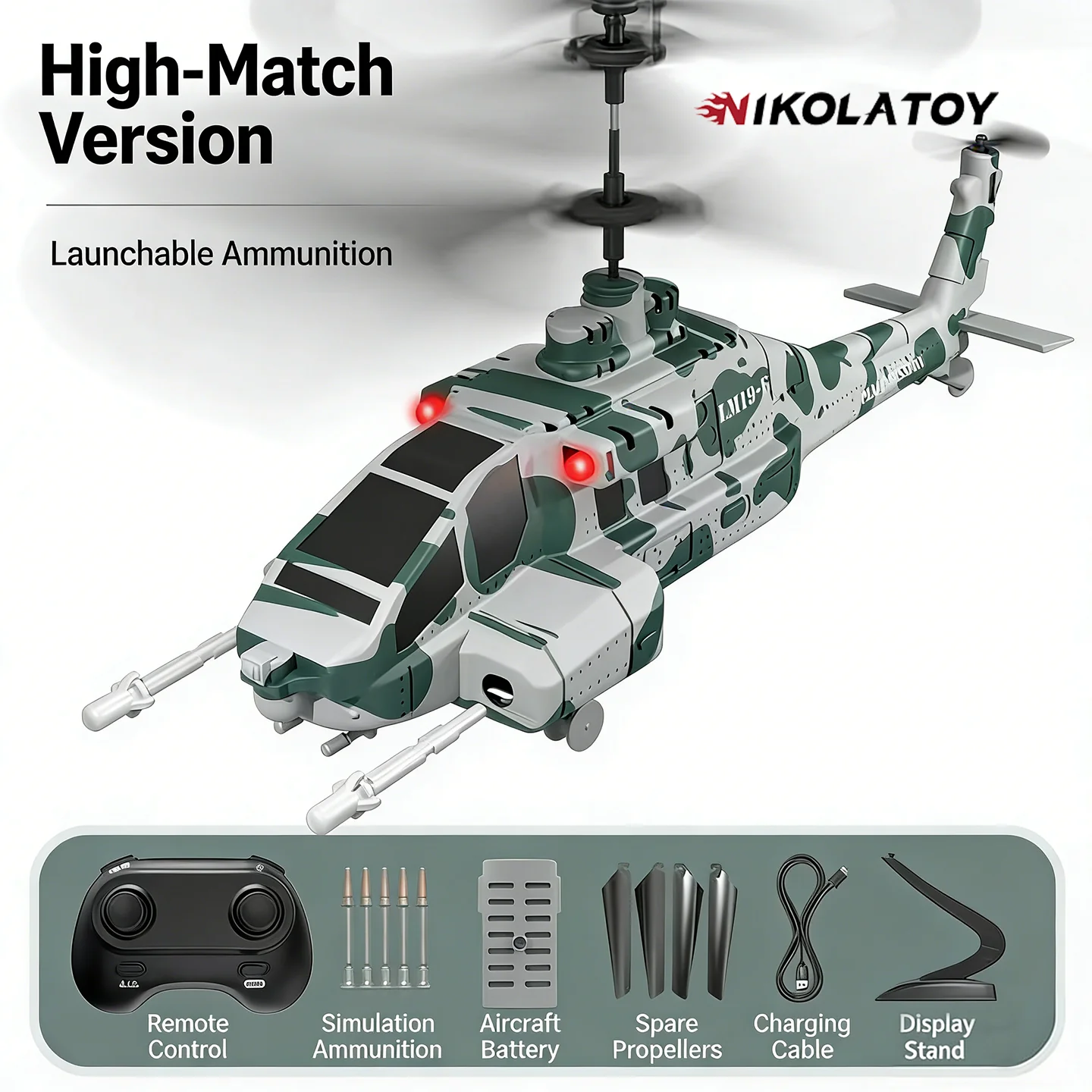 Apache LM19-F Multifunction RC Helicopter - Image 5