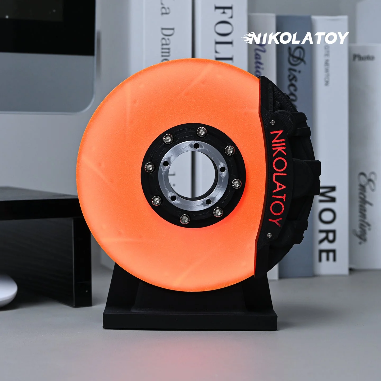 Creative Dynamic Disc Brake Night Light Ornament - Image 3