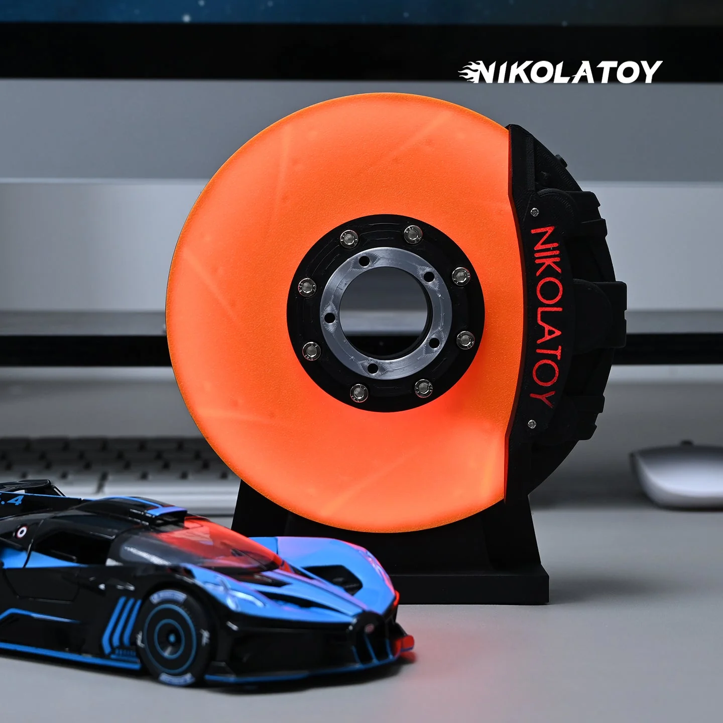 Creative Dynamic Disc Brake Night Light Ornament - Image 4