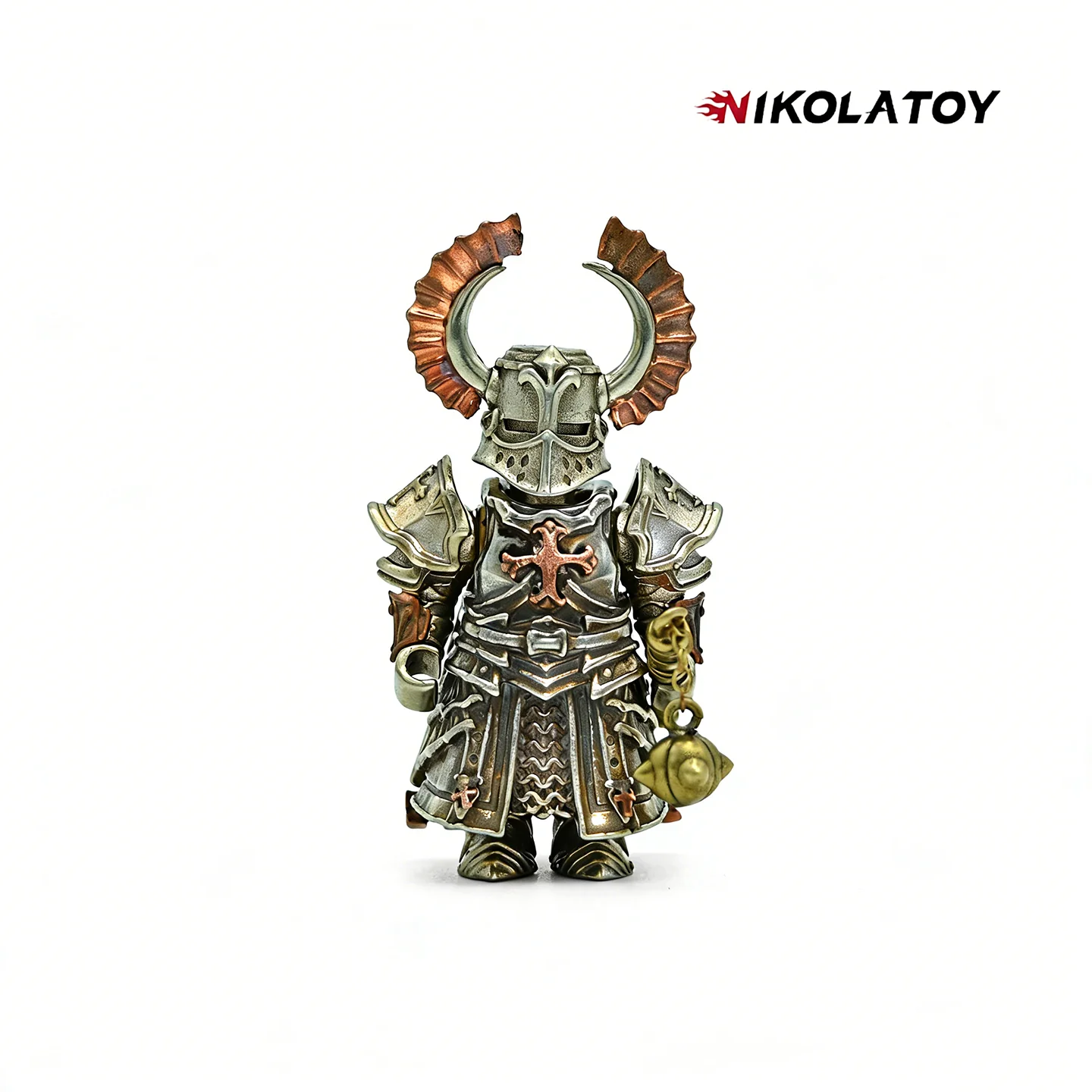 Creative Handmade Pure Copper Magnetic Assembly Toy Desktop Corps Series - Image 4