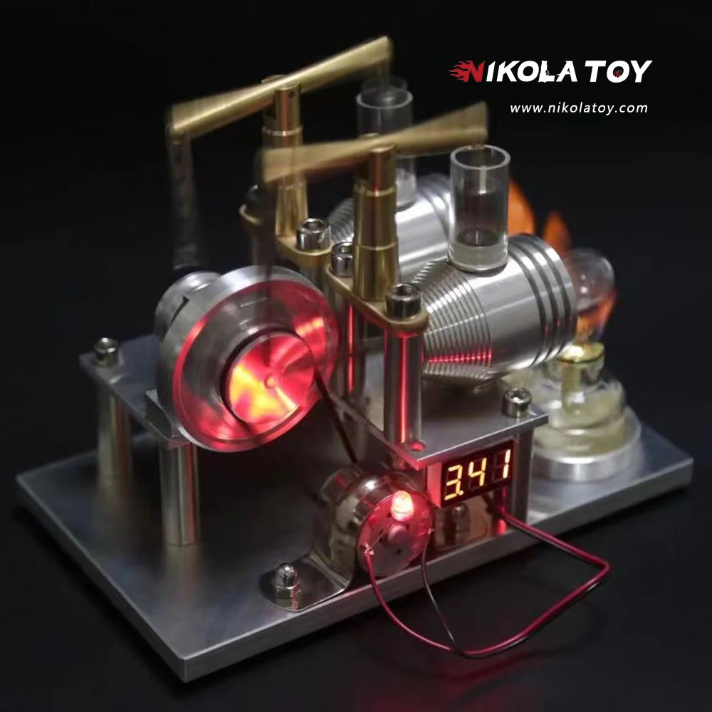Double Cylinder Stirling Model+Voltmeter - Image 3