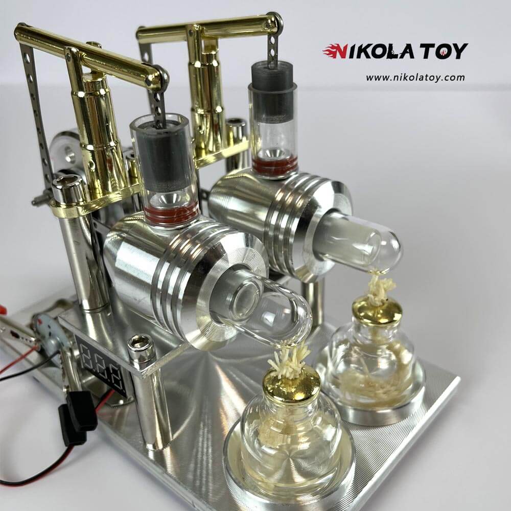 Double Cylinder Stirling Model+Voltmeter - Image 4