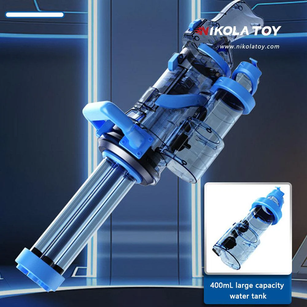 High Performance Gatling Water Gun With Rotating And Luminous Muzzle - Image 4