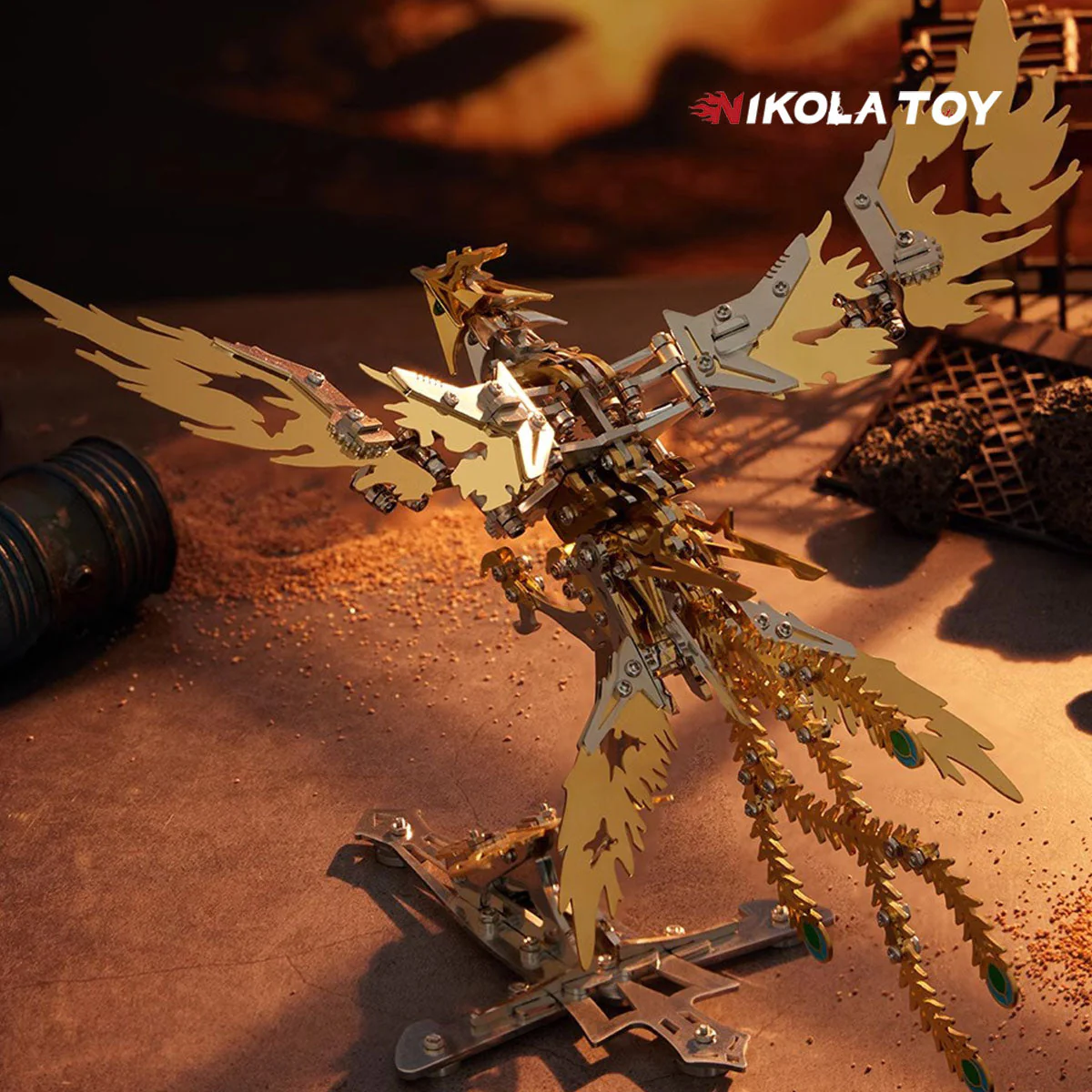 Mechanical Species - Phoenix (3D Metal Puzzle) - Image 5