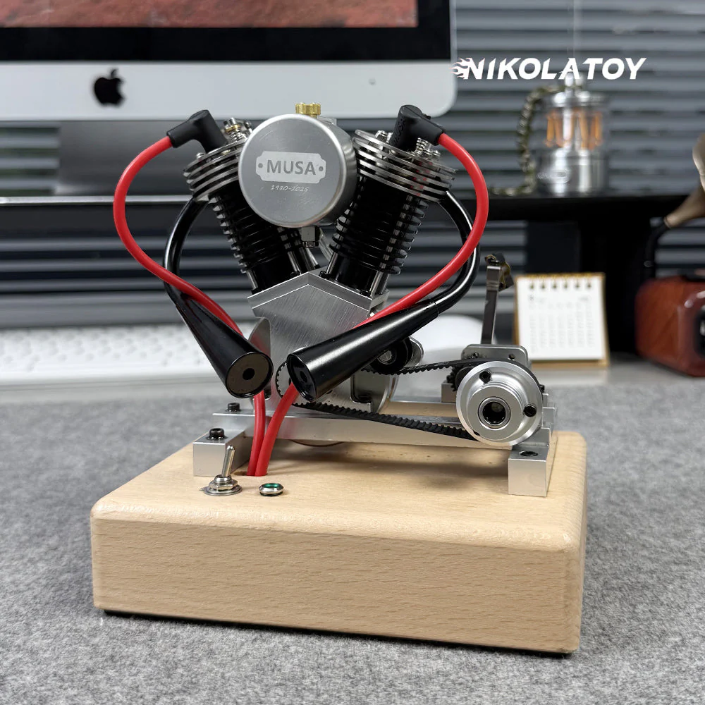2026 New Miniature Harley Davidson V2 Real Engine Model - Image 6