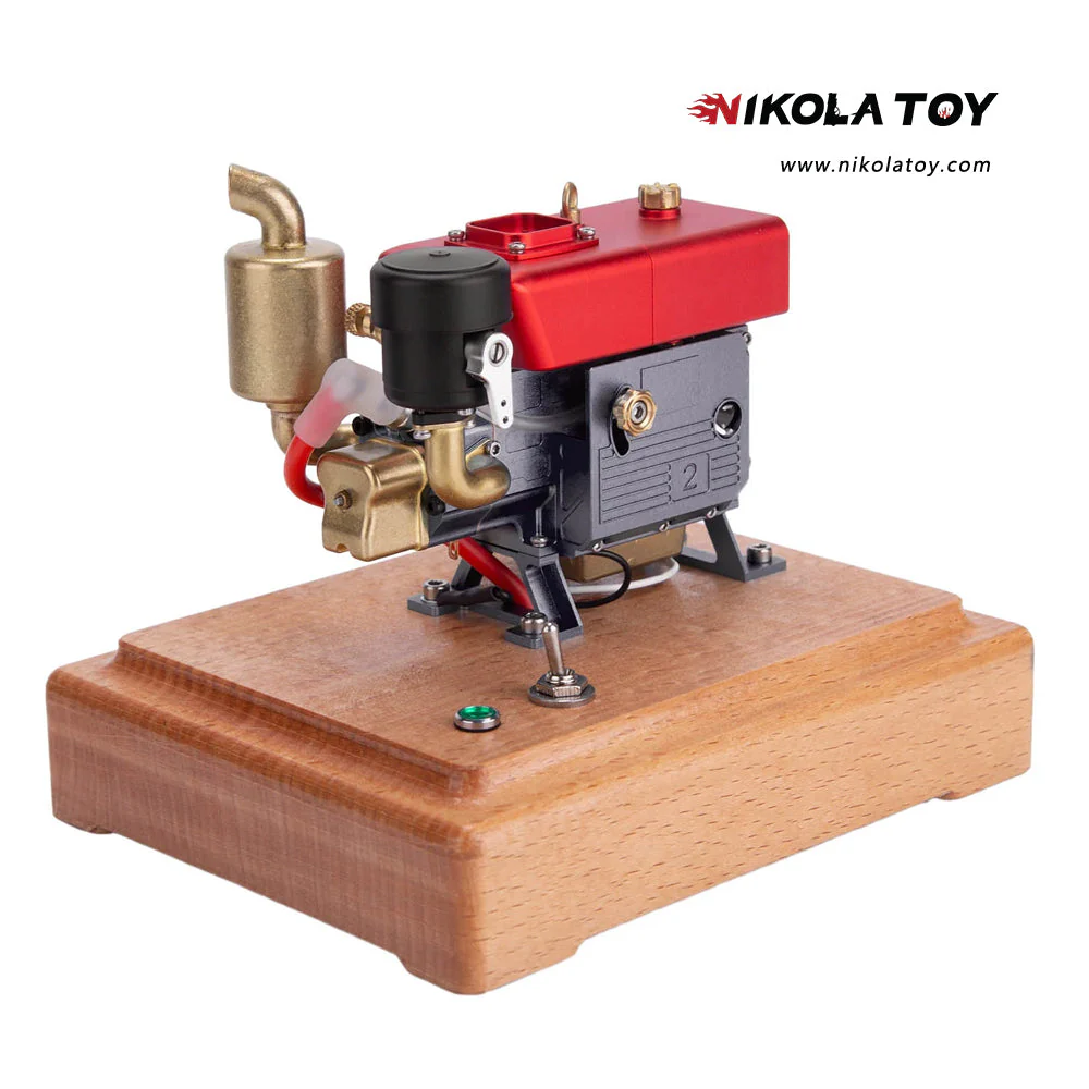MUSA 1/8 2.6cc Mini Single-Cylinder Gas Powered Motor 4-Stroke Engine Model - Image 3