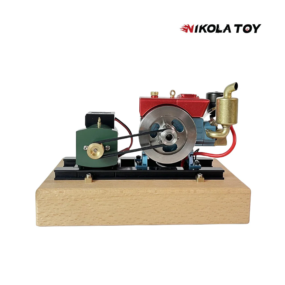 MUSA 1/8 2.6cc Mini Single-Cylinder Gas Powered Motor 4-Stroke Engine Model - Image 7