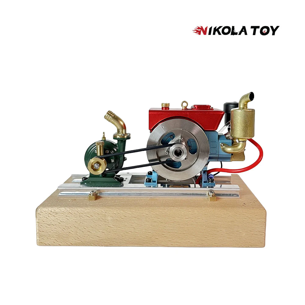 MUSA 1/8 2.6cc Mini Single-Cylinder Gas Powered Motor 4-Stroke Engine Model - Image 8
