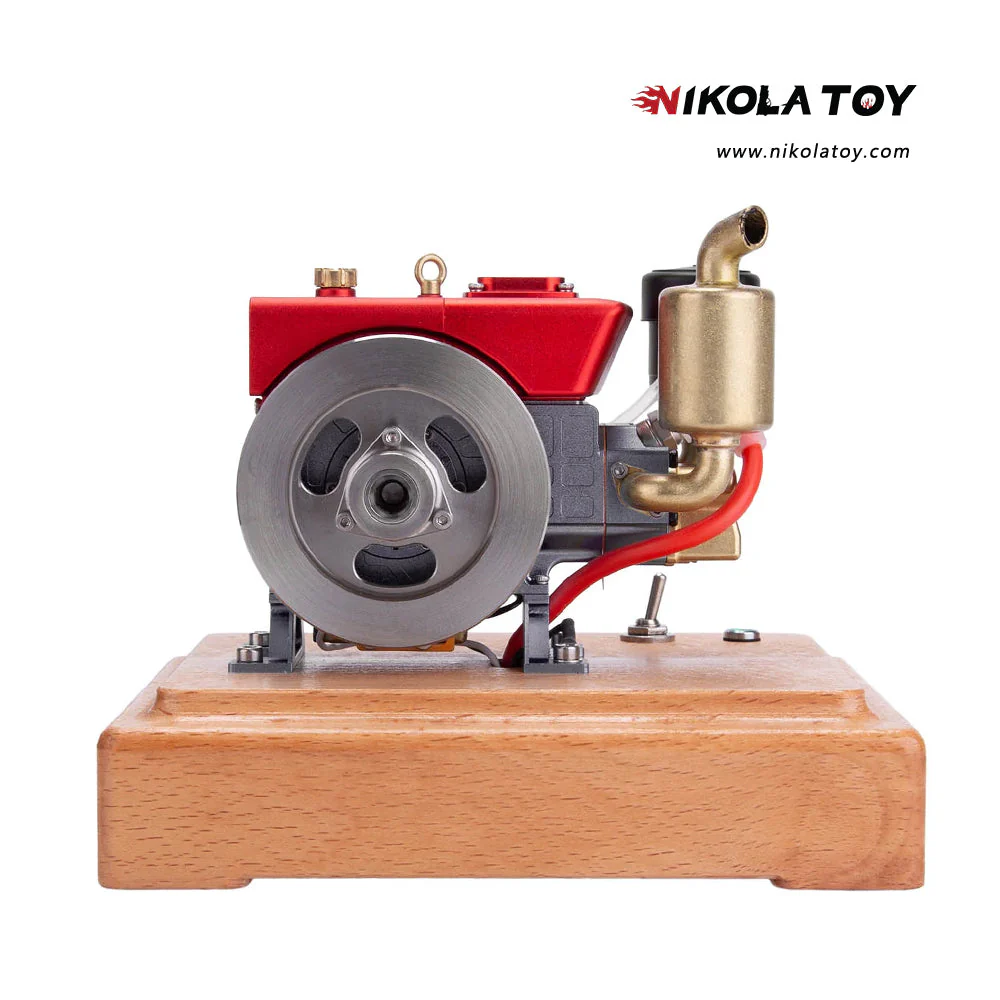 MUSA 1/8 2.6cc Mini Single-Cylinder Gas Powered Motor 4-Stroke Engine Model - Image 9