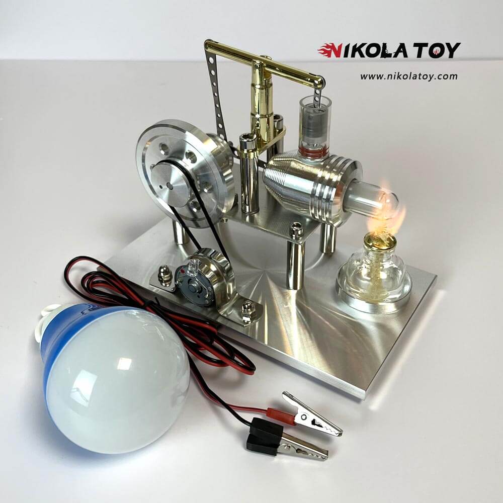 Alloy Stirling Engine+LED Lights - Image 4