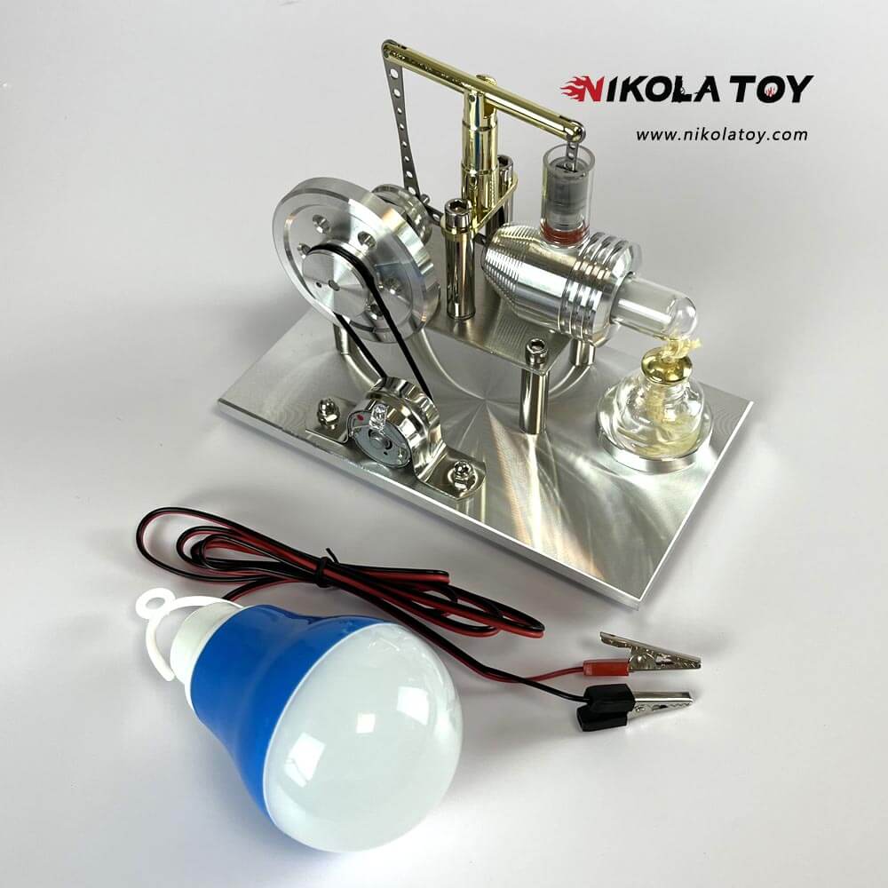 Alloy Stirling Engine+LED Lights - Image 5