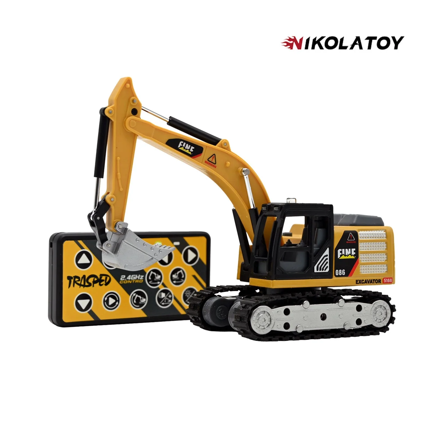 1:64 Desktop Remote Control Excavator Car - Image 5