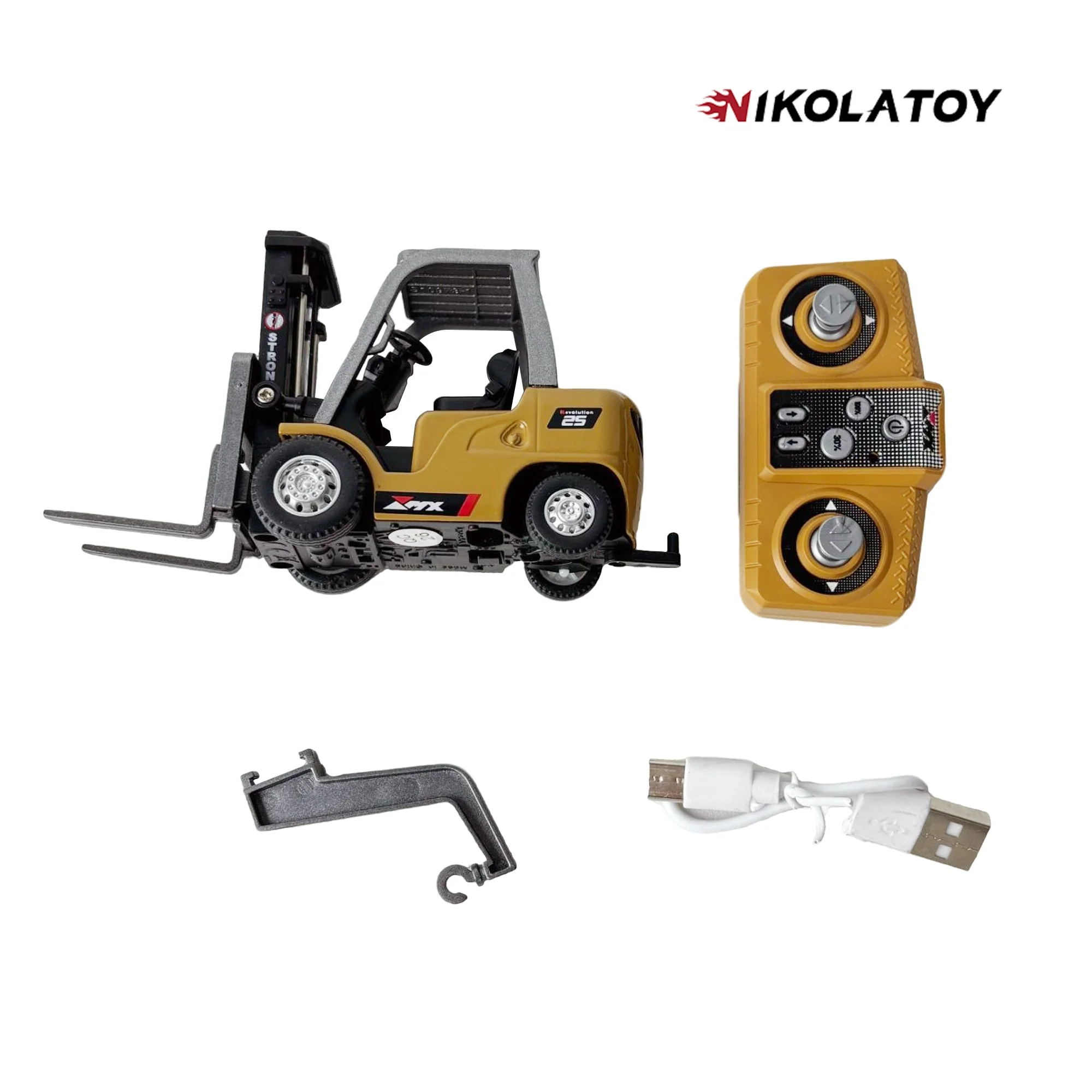 1:64 Desktop Remote Control forklift Car - Image 5