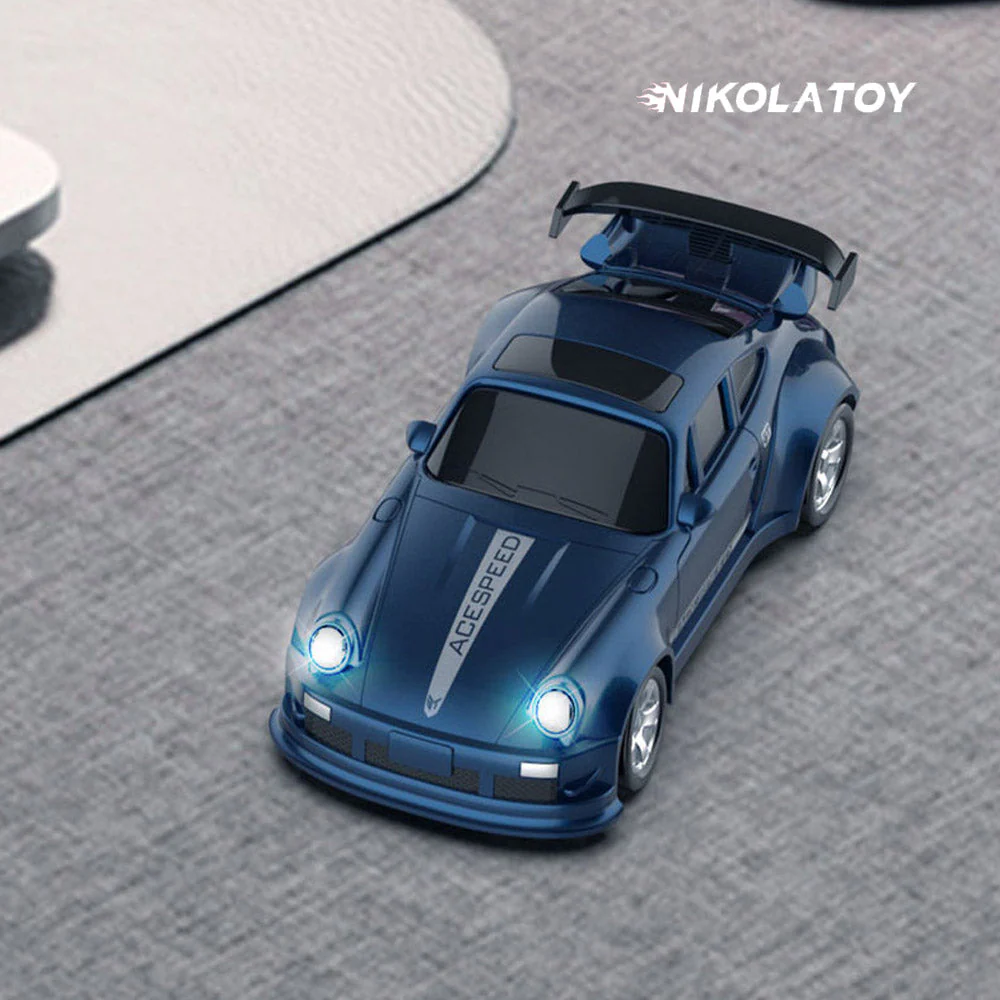 Miniature 1/64 AWD Remote Control Stunt Drifting Car - Porsche 911 - Image 5