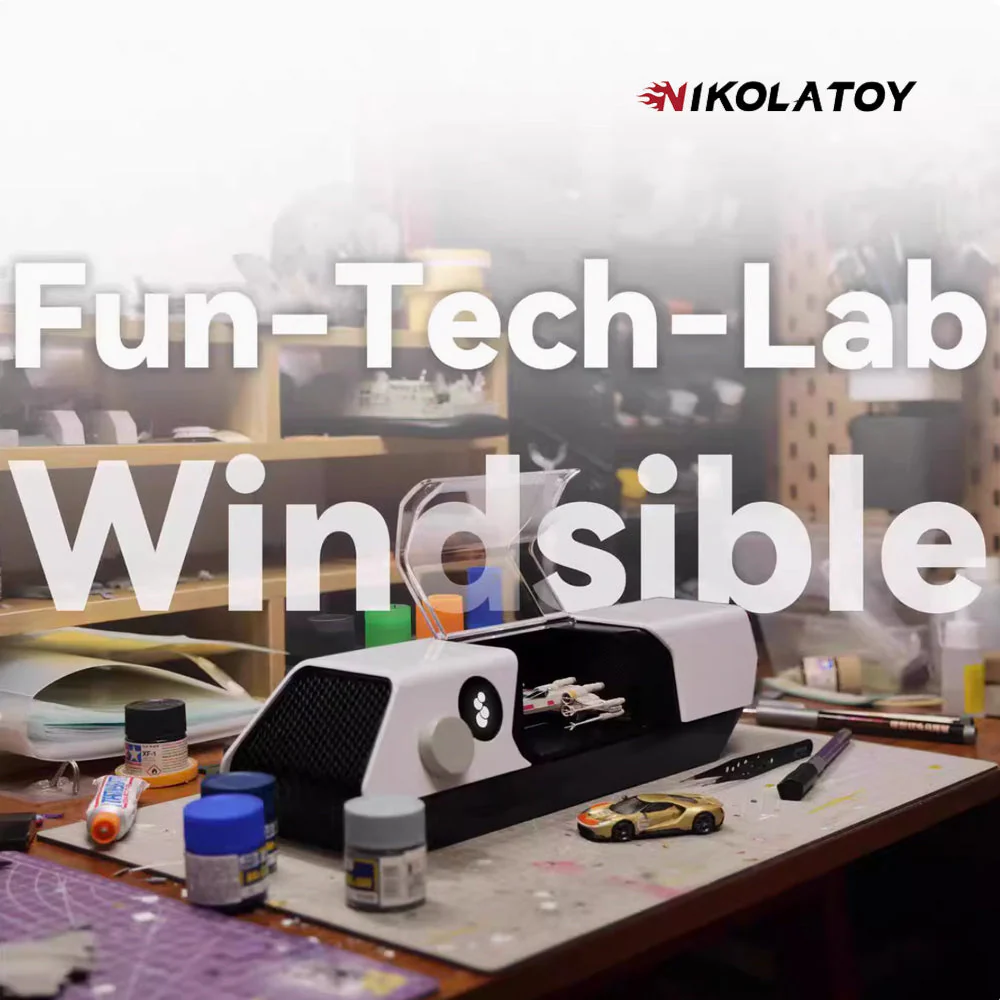 1:64 Windible car model desktop wind tunnel tester - Image 3