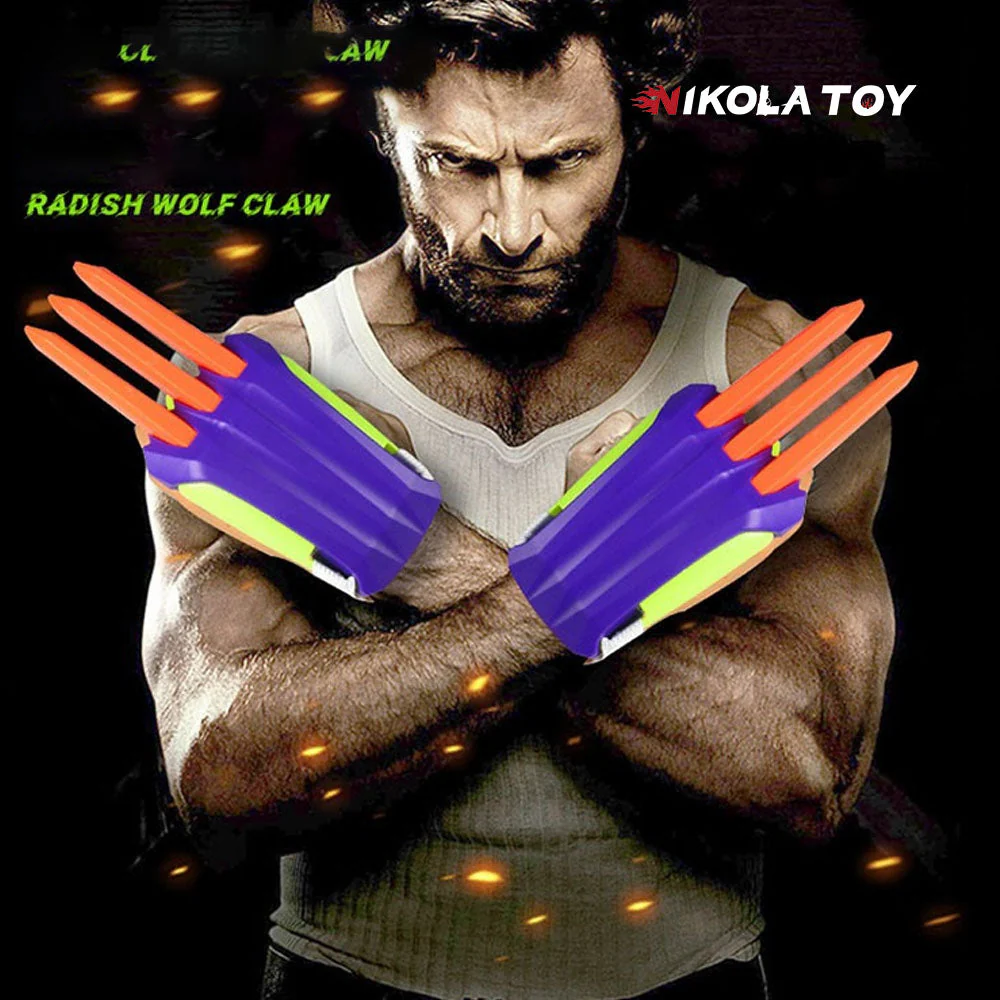 NIKOLATOY® 3D Printing Scalable Cute Wolverine Claws - Image 2