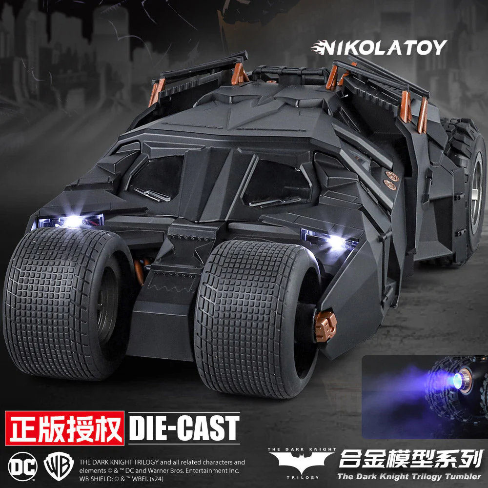 Authorized 1:18 Alloy Batmobile Model - Image 3