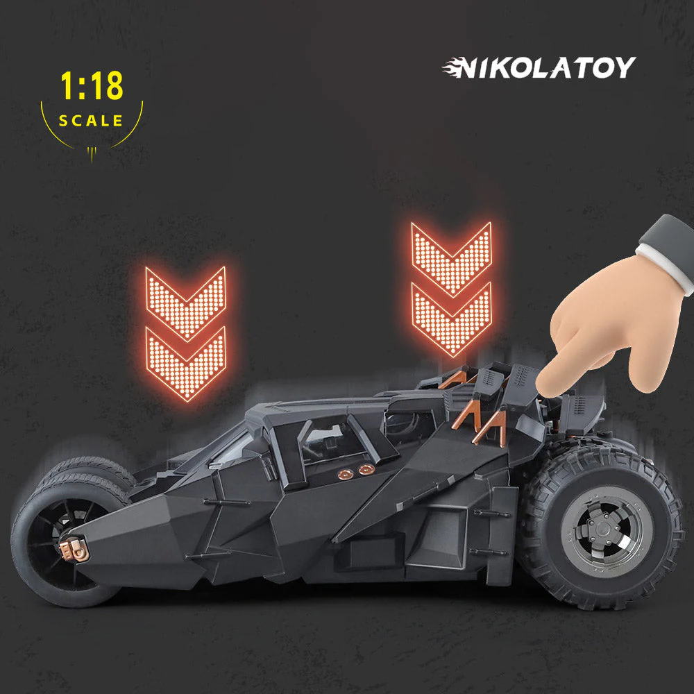 Authorized 1:18 Alloy Batmobile Model - Image 4