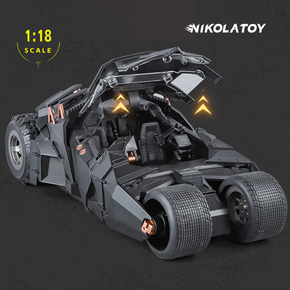 Authorized 1:18 Alloy Batmobile Model - Image 5