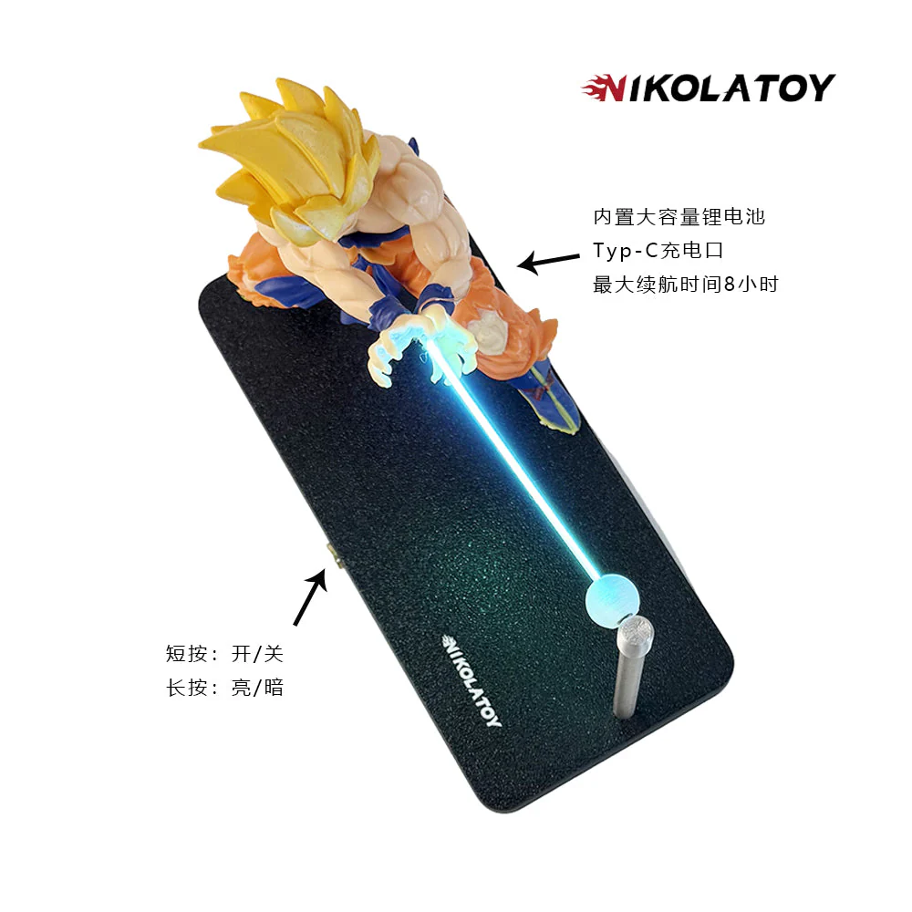 Kakarot Creative Magnetic Night Light - Kamehameha - Image 6