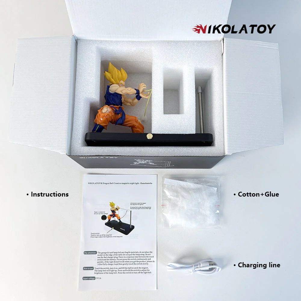 Kakarot Creative Magnetic Night Light - Kamehameha - Image 7