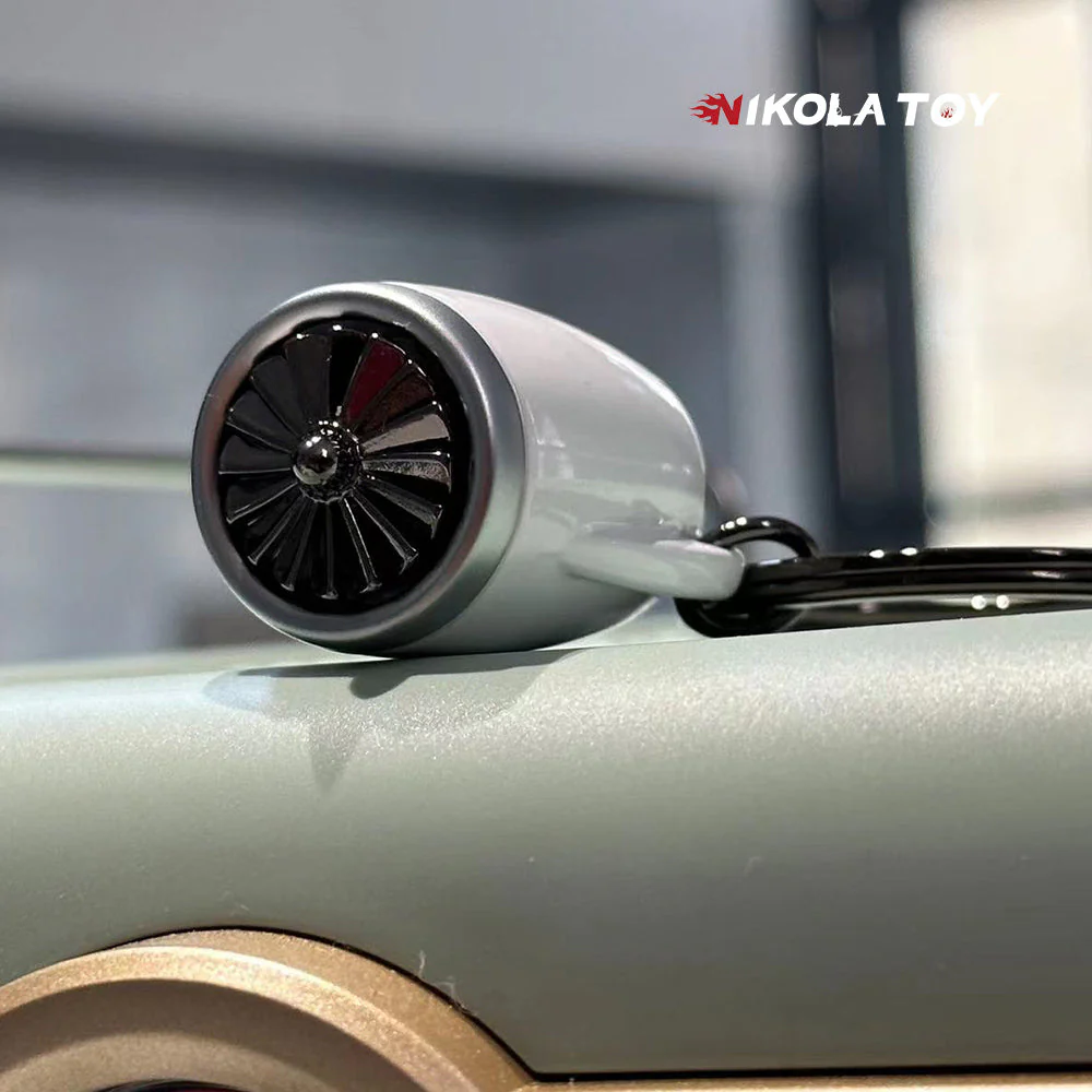 Flagship Aircraft Turbofan Engine Keychain - Image 5