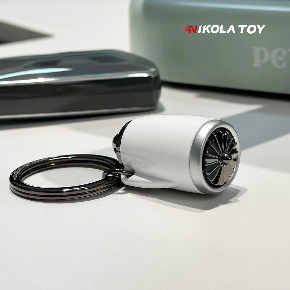 Flagship Aircraft Turbofan Engine Keychain - Image 6
