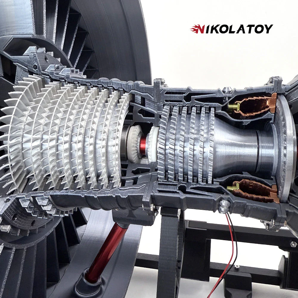 Highly Restored Rolls Royce Trent 900 Turbofan Engine Model (55cm/22in) - Image 7