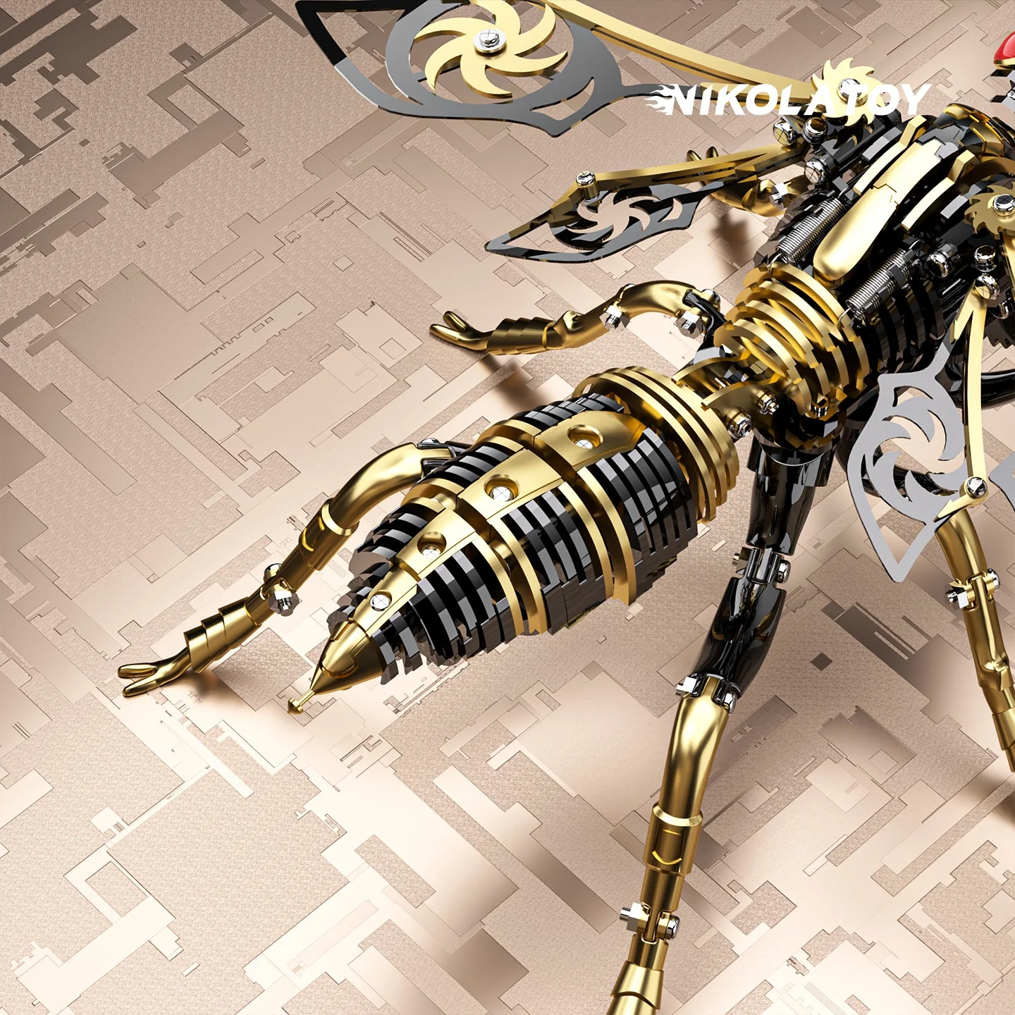 Mechanical Species - Bumblebee (3D Metal Puzzle) - Image 3