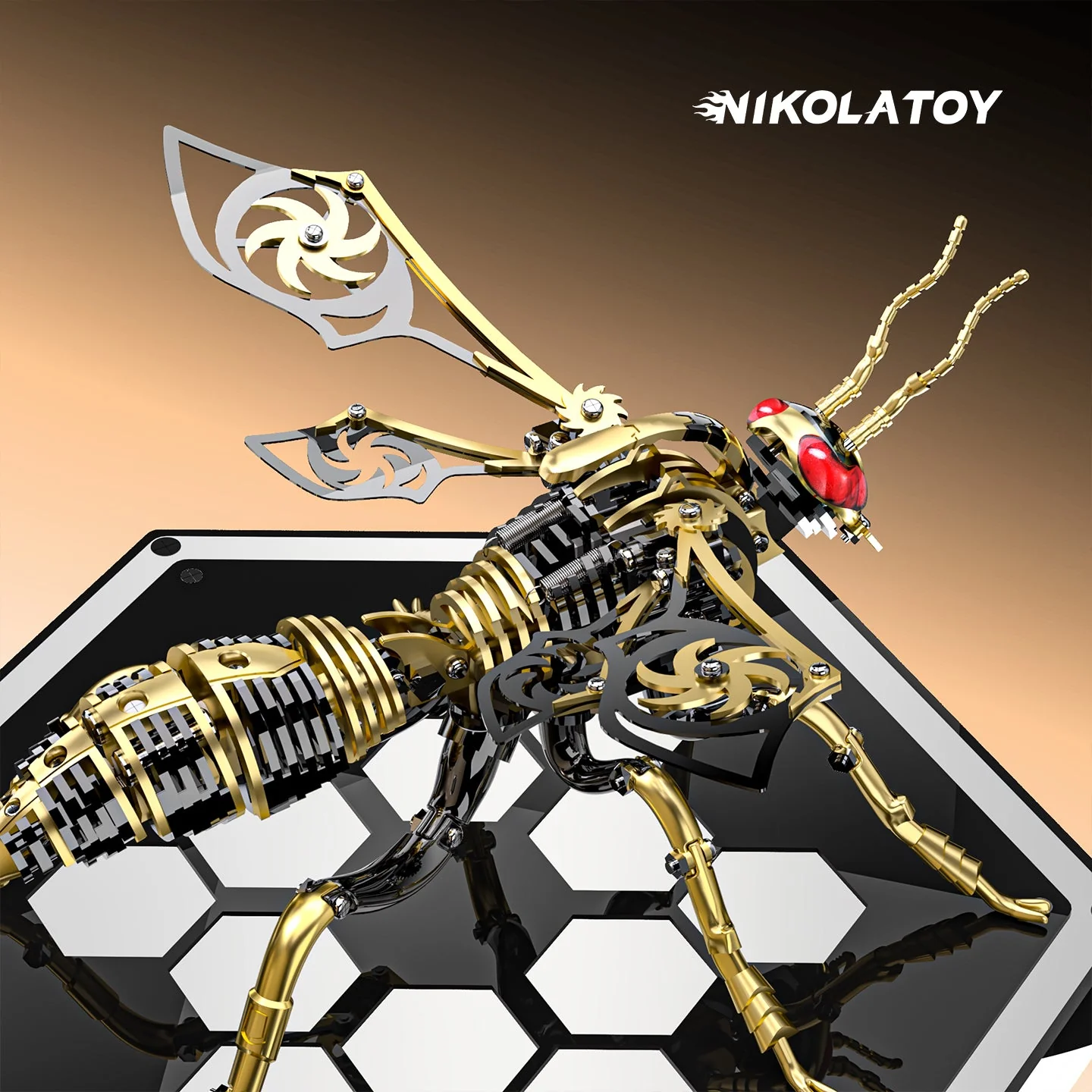Mechanical Species - Bumblebee (3D Metal Puzzle) - Image 6