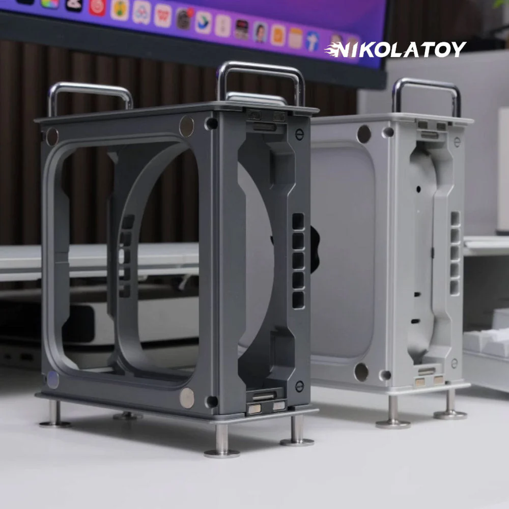 Modular Alloy Magnetic Suction Macmini Protective Shell - Image 7