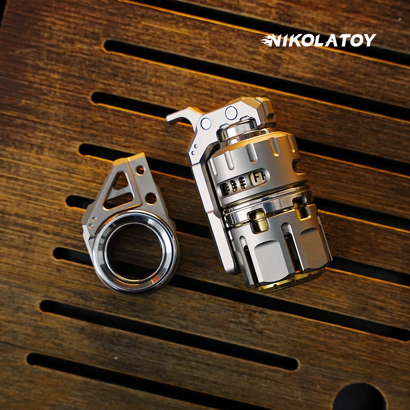 Multi functional Titanium Alloy EDC Toy Doombringer Grenade - Image 2
