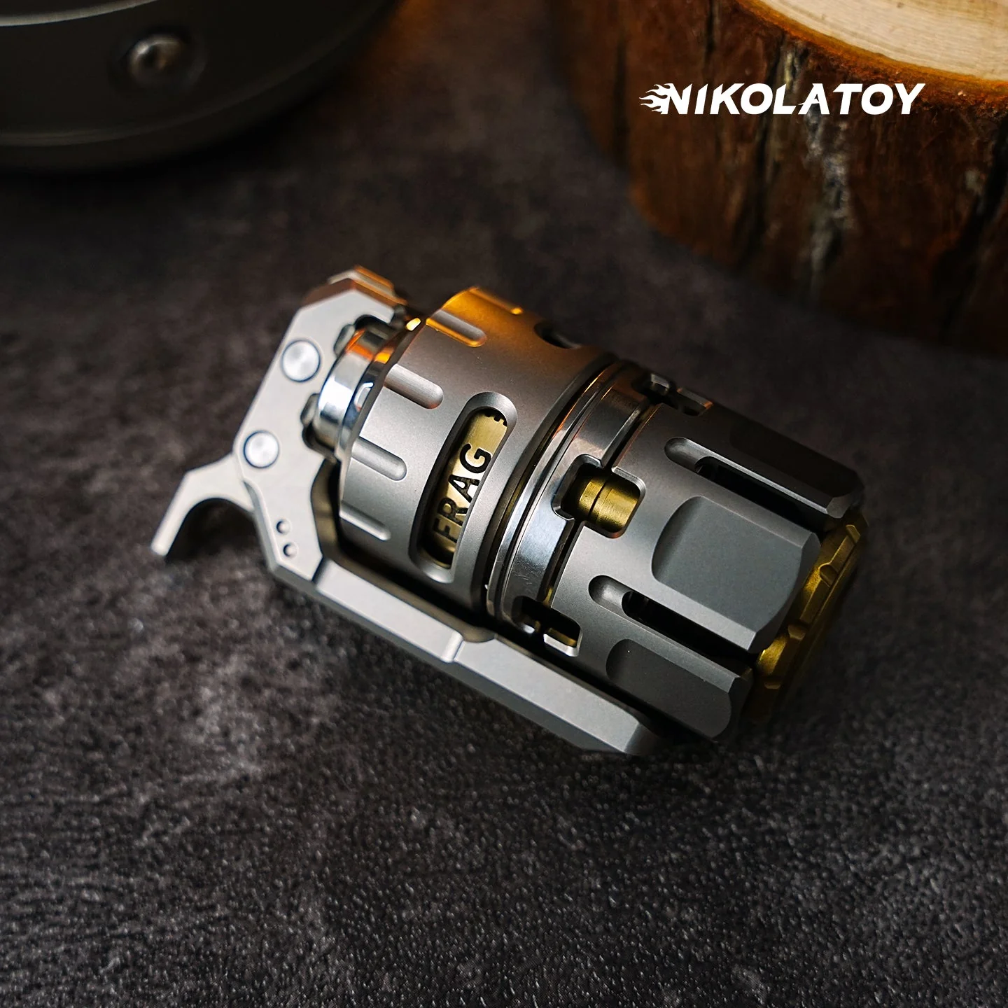 Multi functional Titanium Alloy EDC Toy Doombringer Grenade - Image 5