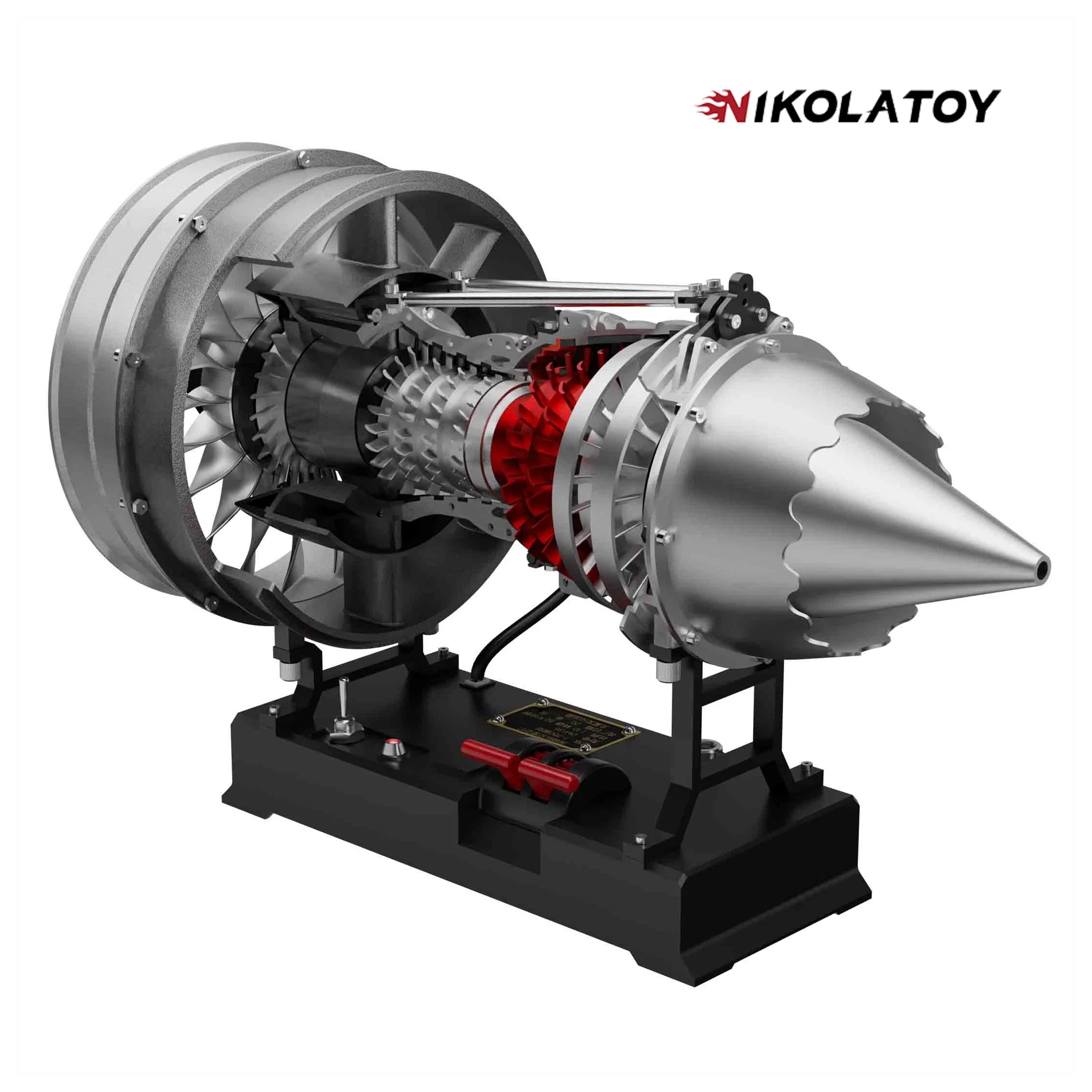 TECHING Medium Size Turbofan Engine Model - DIY KIT（12In） - Image 4