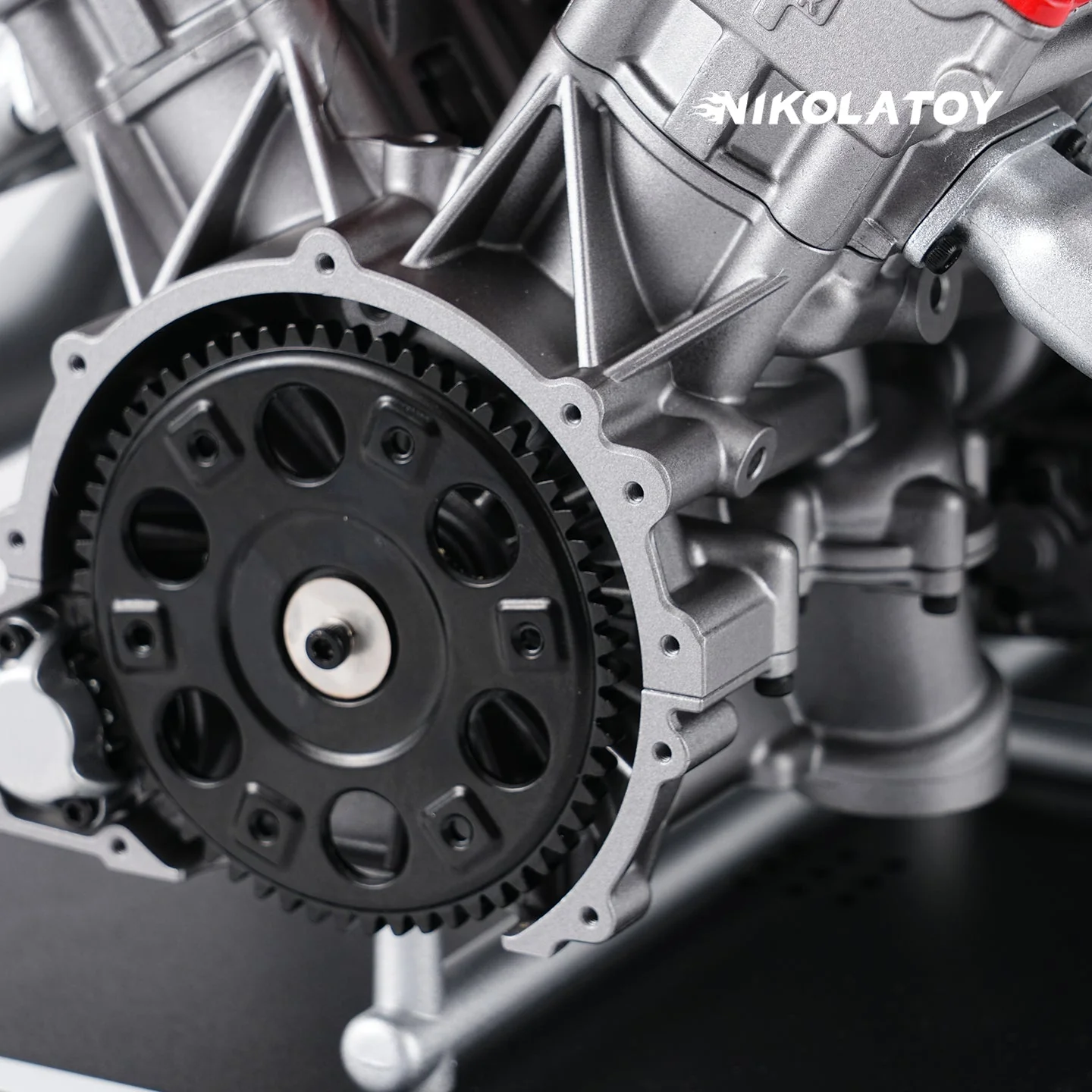TECHING V12 Car Engine Model Full Metal Assembling 12-Cylinder Building Kits 800+PCS - Image 3