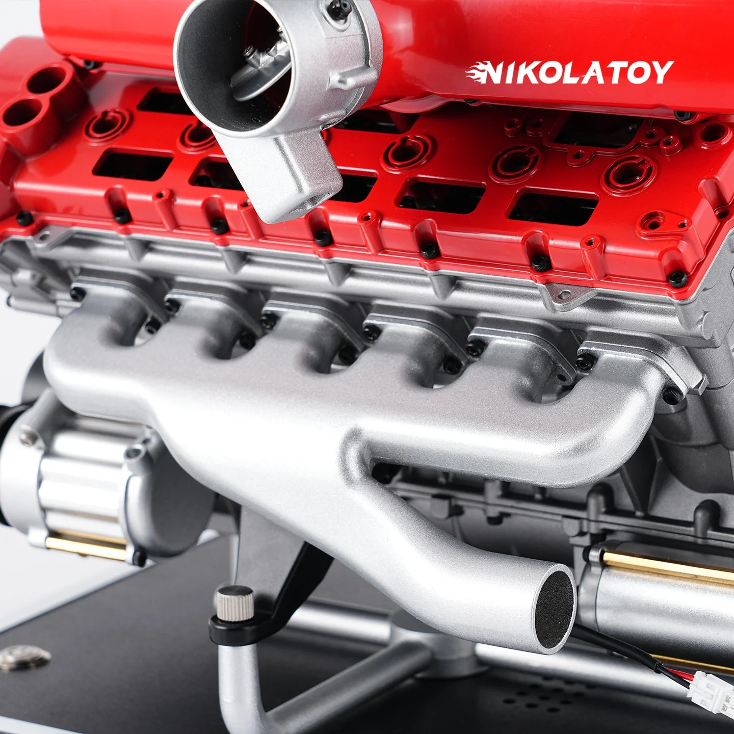 TECHING V12 Car Engine Model Full Metal Assembling 12-Cylinder Building Kits 800+PCS - Image 4