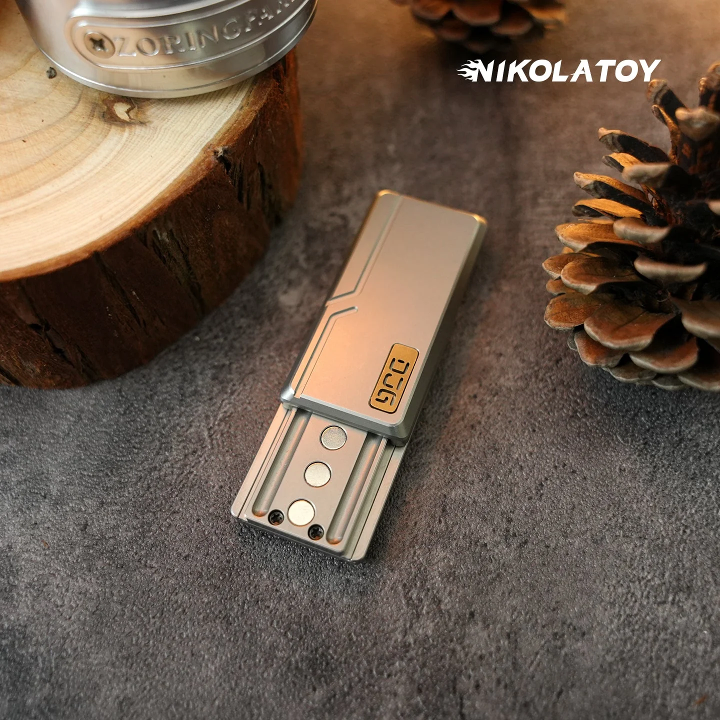 Titanium Alloy EDC Toy Dynamic Tuning Fork - Image 6