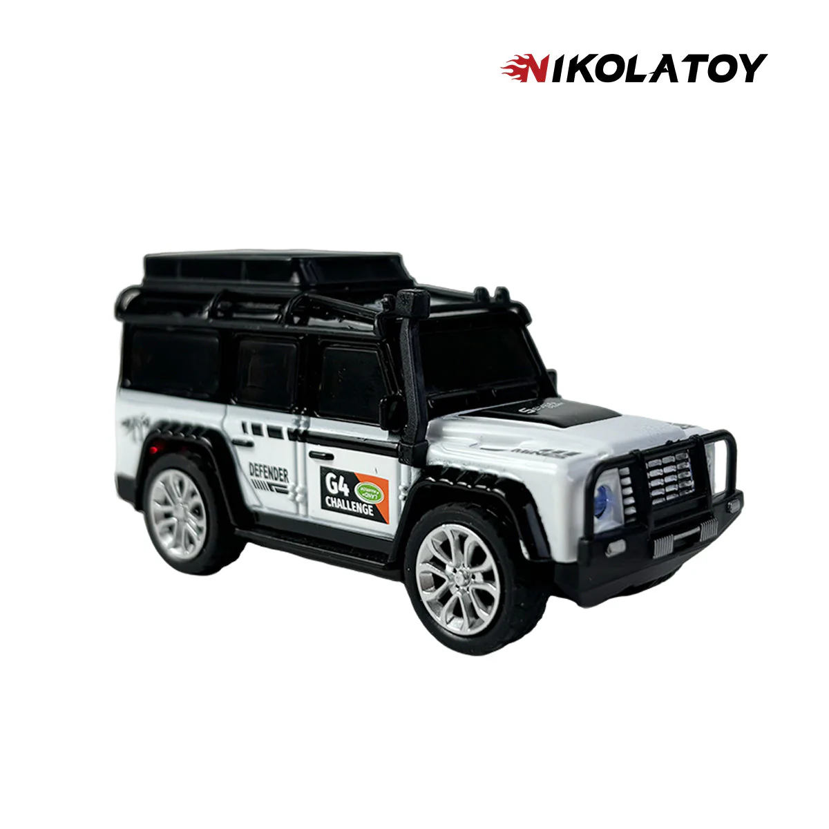 1:64 Land Rover Defender Desktop Remote Control Car - Image 4
