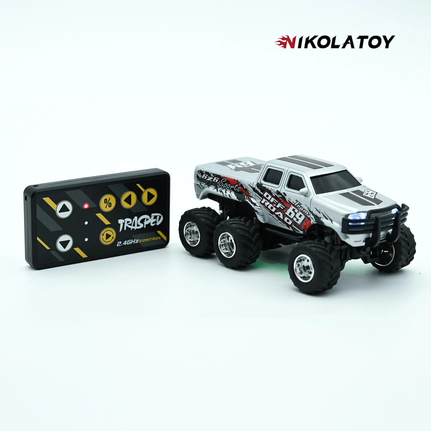 1:64 Six-Wheel ATV Vehicle Remote Control Car - Image 3