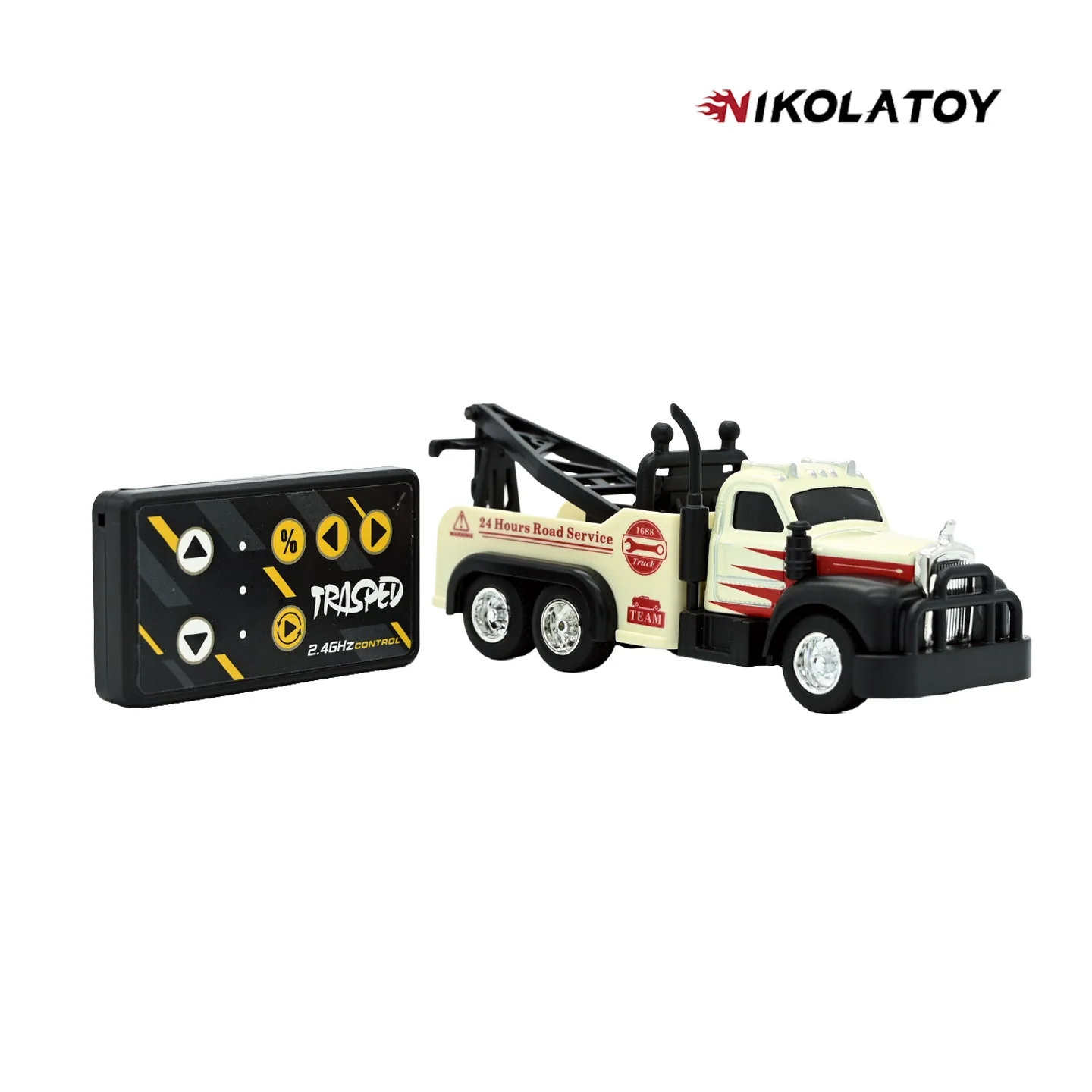 1:64 Tow Truck Remote Control Car - Image 3