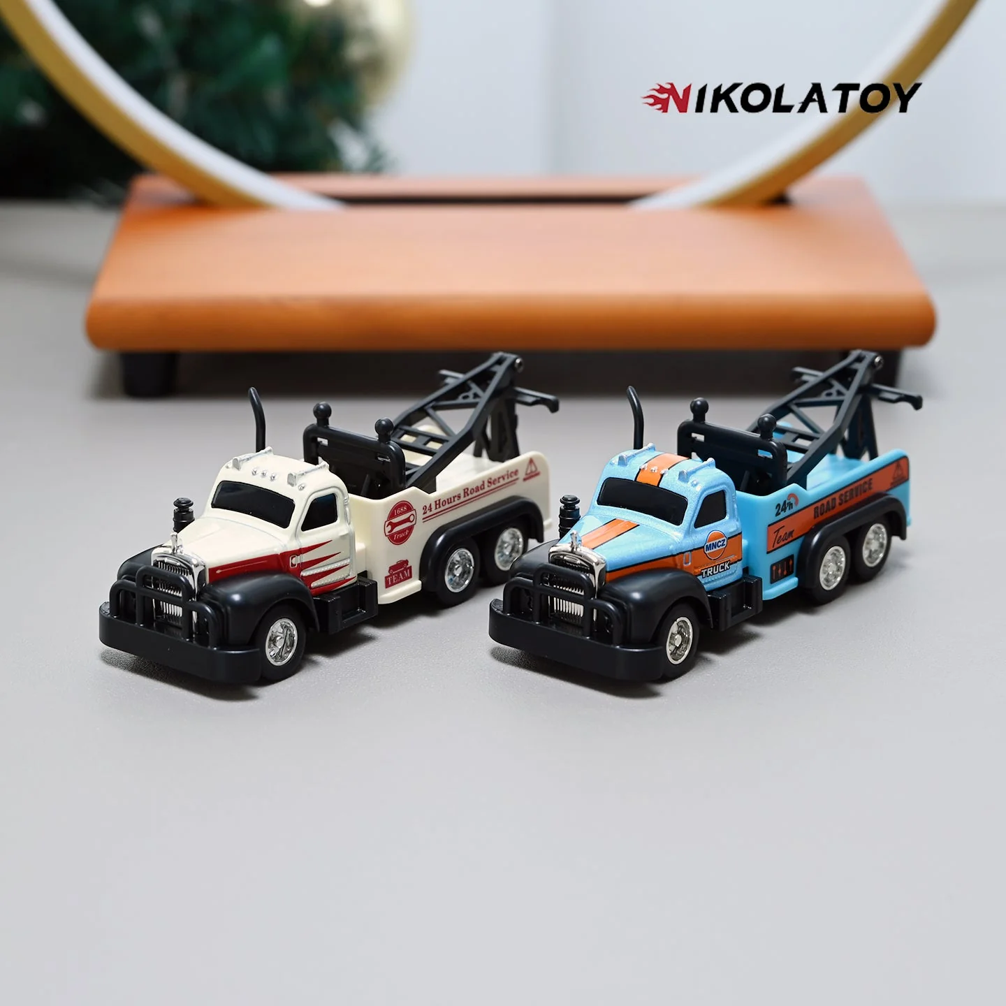1:64 Tow Truck Remote Control Car - Image 6
