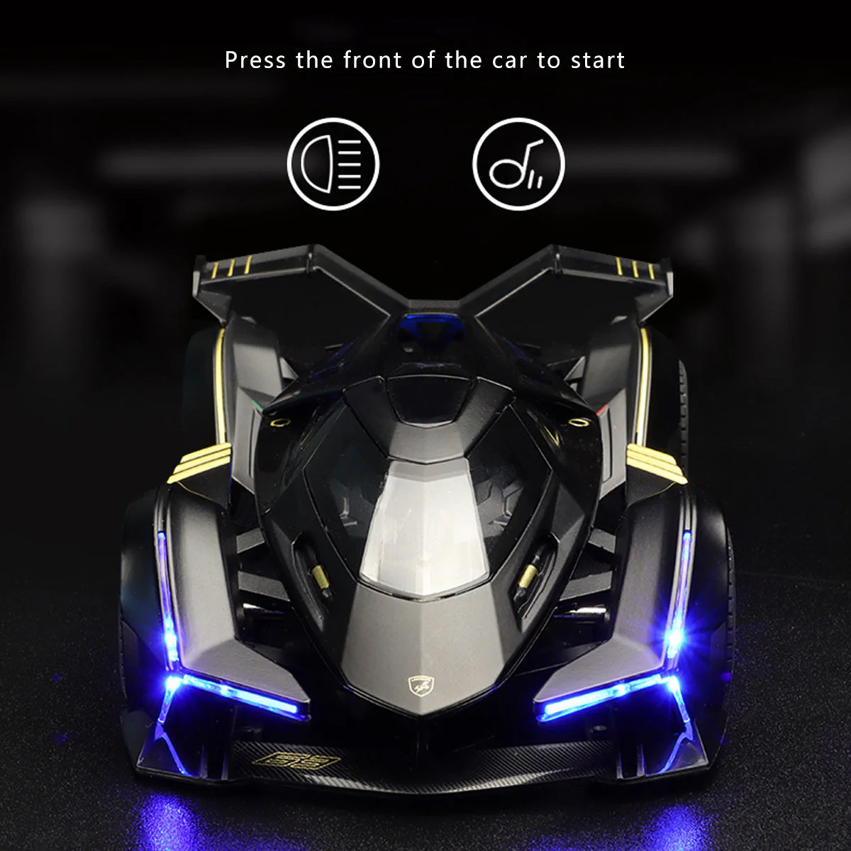 Alloy 1/22 Lamborghini V12 GT Model Car - Image 2
