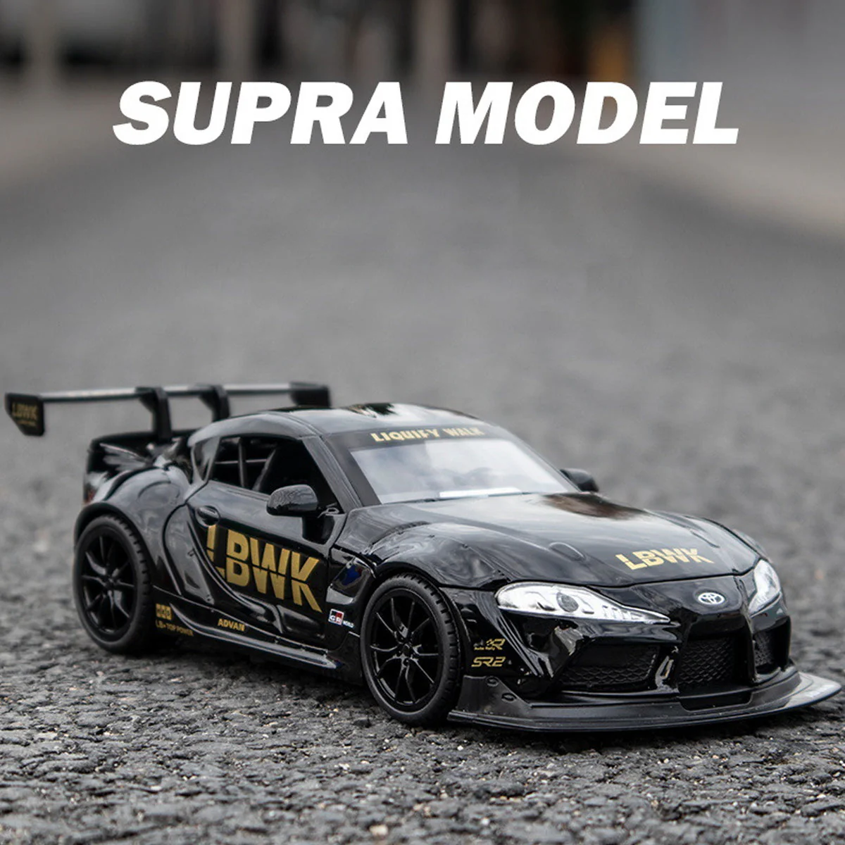 Alloy 1/22 Toyota Supra Model Car - Image 3