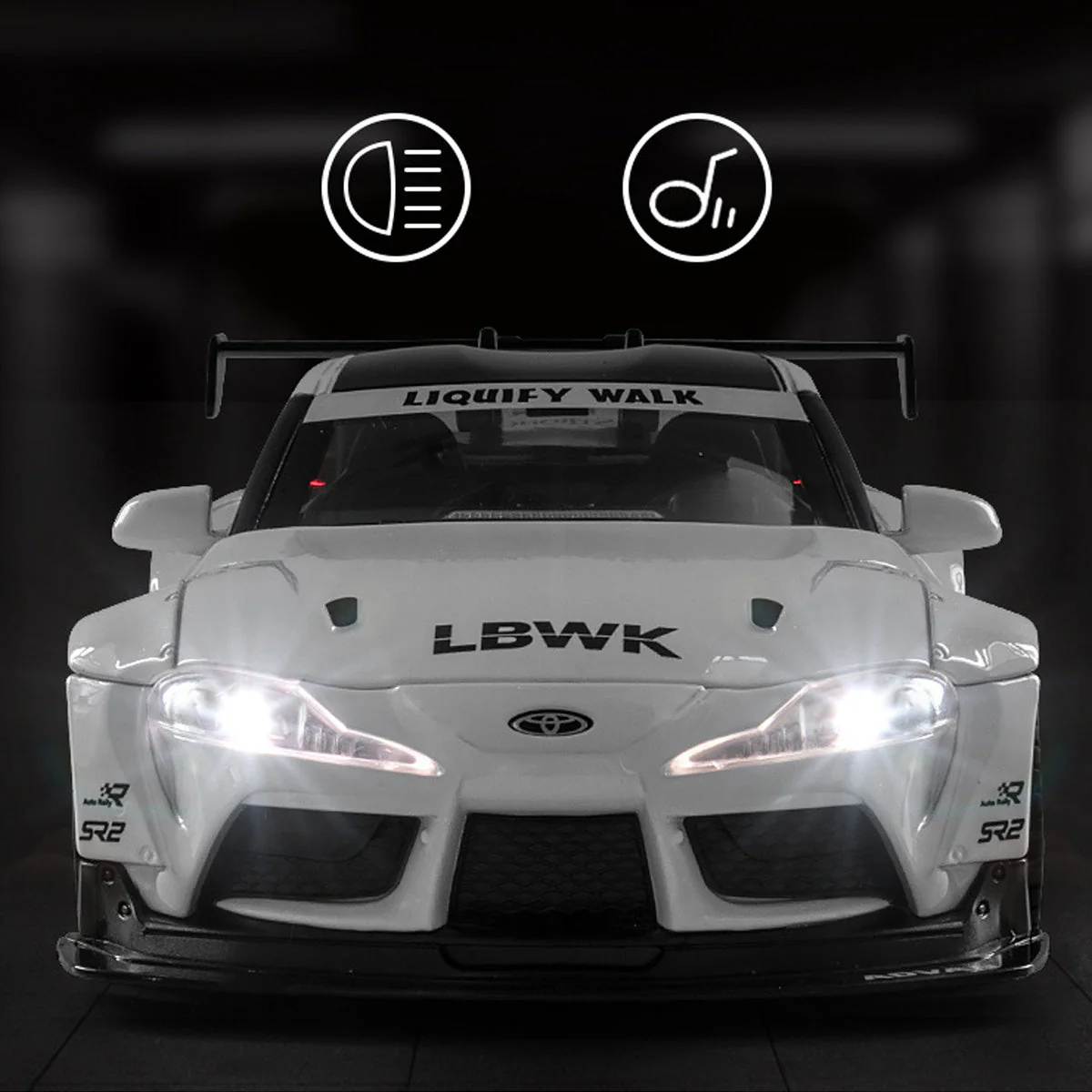 Alloy 1/22 Toyota Supra Model Car - Image 5