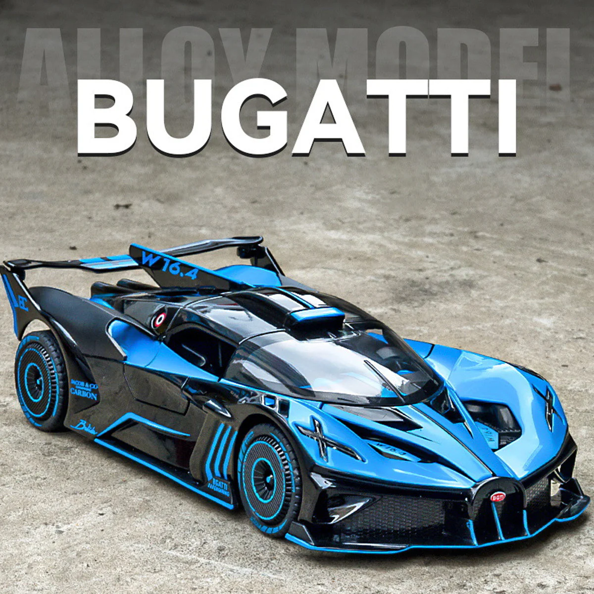 Alloy 1/24 Bugatti Bolide Model Car - Image 3
